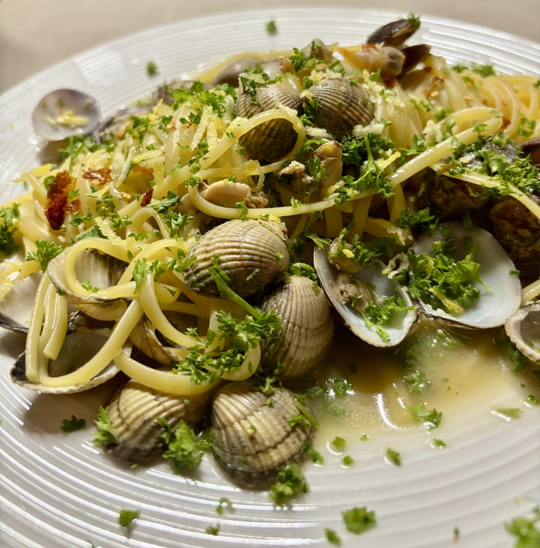 Spaghetti met vongole